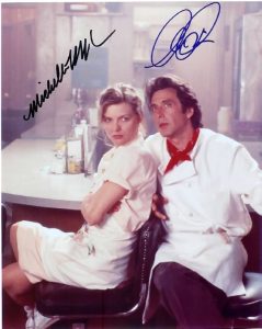 FRANKIE & JOHNNY autographed cast photo Al PACINO & Michelle PFE