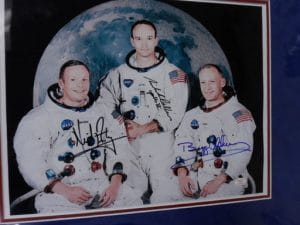 APOLLO 11 Autographed photo- LARGE 11X14- All three- ARMSTRONG,A