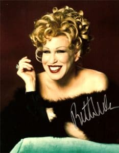 BETTE MIDLER autograph- CLASSY signed photo!