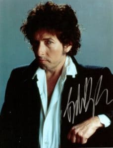 BOB DYLAN autograph-*** STUNNING Color autographed photo #1!