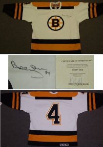 BOBBY ORR autograph- great signed jersey!
