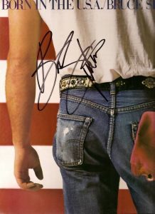 BRUCE SPRINGSTEEN autographed-***BORN IN THE USA*** Album