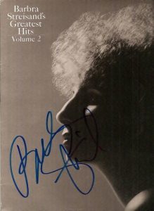 BARBRA STREISAND Autographed "GREATEST HITS VOL. 2" ALBUM!