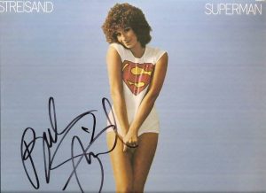 BARBRA STREISAND Autographed "SUPERMAN" ALBUM!