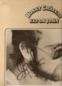 ELTON JOHN Autographed "HONKY CHATEAU" ALBUM!