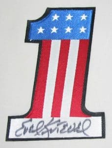 EVIL KNEIVEL autographed #1 PATCH! COOL!