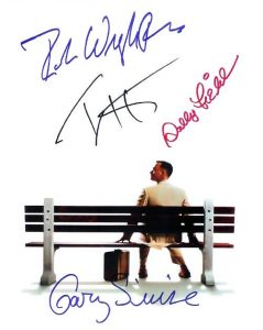FOREST GUMP autographed cast photo signed by ALL 4 STARS! RARE!