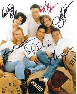 FRIENDS autographed cast photo signed by all 6 #2!