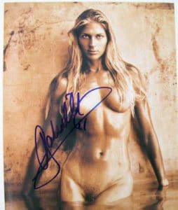 GABRIELLE REECE *TOTALLY NUDE*autographed photo! WHEW!