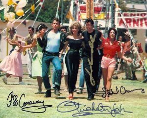 GREASE autographed photo- ALL 4! RARE!!!