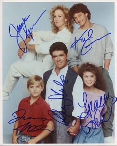 GROWING PAINS autographed cast photo by ALL 5!