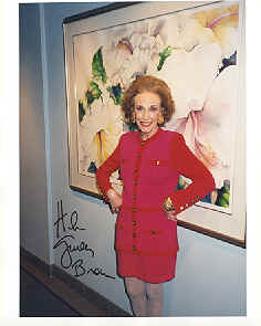 HELEN GURLEY BROWN autograph- Nice Color Photo