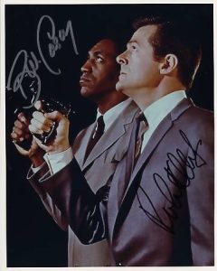 I SPY autographed cast photo signed by BILL COSBY & CULP!
