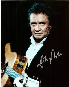 JOHNNY CASH autograph- #4- outstanding signed photo!