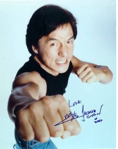 JACKIE CHAN autographed photo!