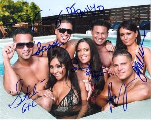 JERSEY SHORE autographed cast photo by ALL 7 STARS!