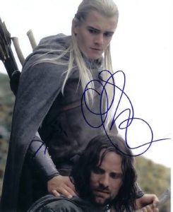 LORD OF THE RINGS- Orlando & Viggo autograph- GREAT signed photo