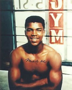 Muhammad Ali "Young & Fearless" pose