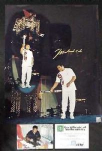 Muhammad Ali autographed LARGE 16X20 OLYMPIC photo!