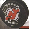 Martin Brodeur autographed hockey puck- Devils Puck