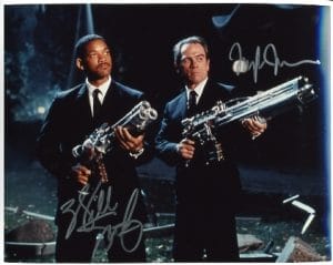 MEN IN BLACK autographed cast photo signed by BOTH stars!