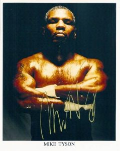 MIKE TYSON autographed photo #1