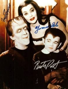 MUNSTERS- great photo signed by ALL 3!