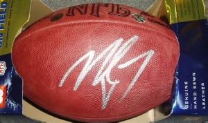 Michael Vick autographed football! NICE!