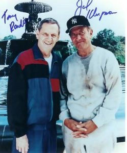 ODD COUPLE autographed cast photo signed by BOTH Randall & Klugm