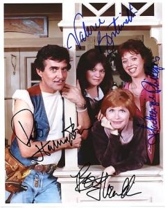 ONE DAY AT A  TIME autographed cast photo signed by ALL FOUR CAS