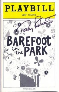 BAREFOOT IN THE PARK- signed by TONY ROBERTS