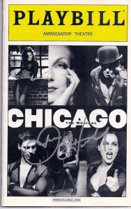 CHICAGO- signed by Bebe Neuwirth