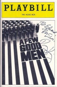A FEW GOOD MEN- signed by Perry King
