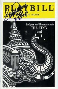 KING & I- signed by Lou Diamond Phillips