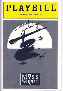 MISS SAIGON signed by Len Salonge