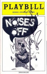 NOISES OFF signed by PATTI LUPONE