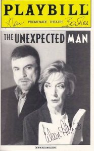 THE UNEXPECTED MAN signed by 2 Alan Bares & Julie Atkins