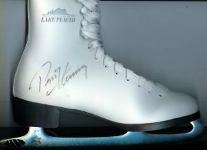 Peggy Fleming autographed figure skate