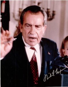 Richard Nixon autographed PRESIDENTIAL photo #2
