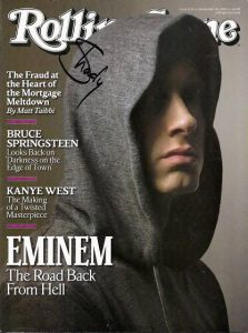 EMENIM- SLIM SHADY Autographed "ROLLING STONE" magazine!