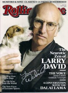 LARRY DAVID autographed-***ROLLING STONE***Magazine!