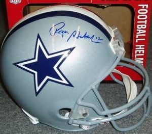 Roger Staubach autographed helmet- COWBOYS!