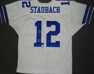 Roger Staubach autographed jersey- DALLAS COWBOY JERSEY! NICE!