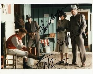 SEABISCUIT autographed cast photo signed photo by THREE!
