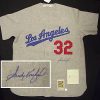 Sandy Koufax- ***RARE*** Dodger GREY jersey Autographed!