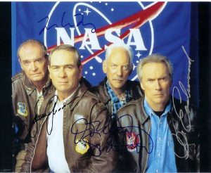 SPACE COWBOYS autographed cast photo signed by ALL 4 LEGENDS!