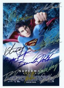 SUPERMAN RETURNS autographed cast photo signed by 12!!!!!