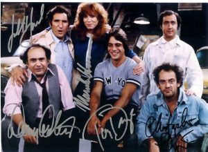 TAXI autographed cast photo signed by 5! RARE!!!