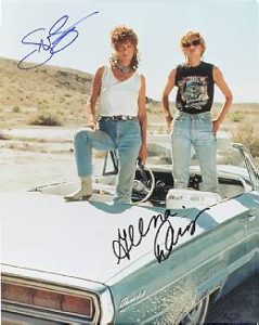 THELMA & LOUISE autographed cast photo- signed by both!
