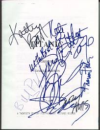 TITANIC SCRIPT-COPY OF COMPLETE SCRIPT w/AUTOGRAPHS!